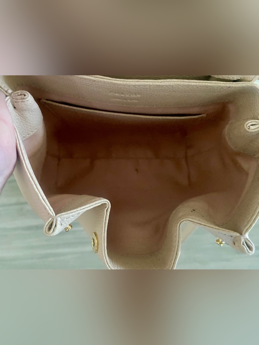 Polène Small Top-Handle Bag in Light Beige - Picture 14 of 14